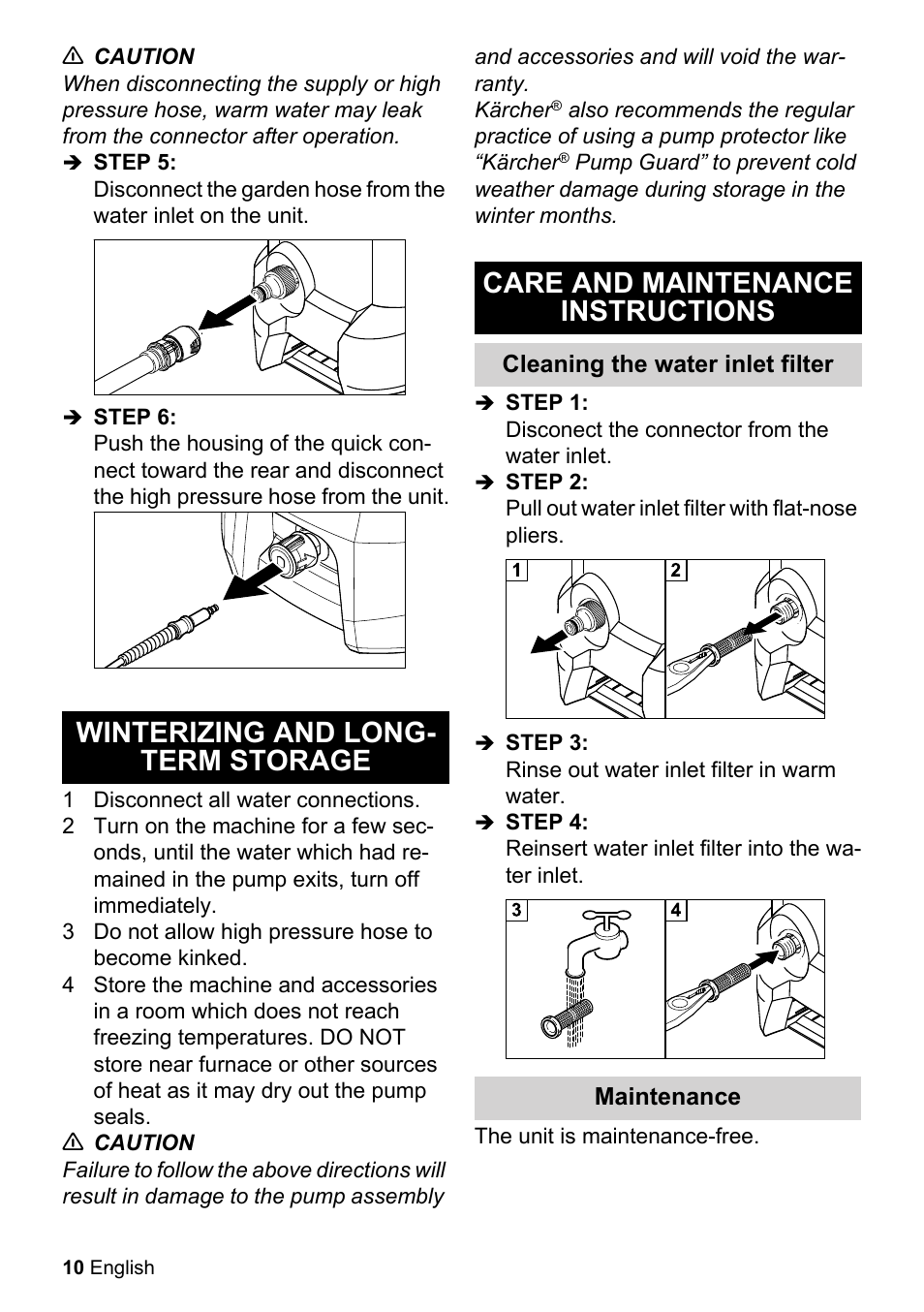 Karcher K 2-150 User Manual | Page 10 / 48