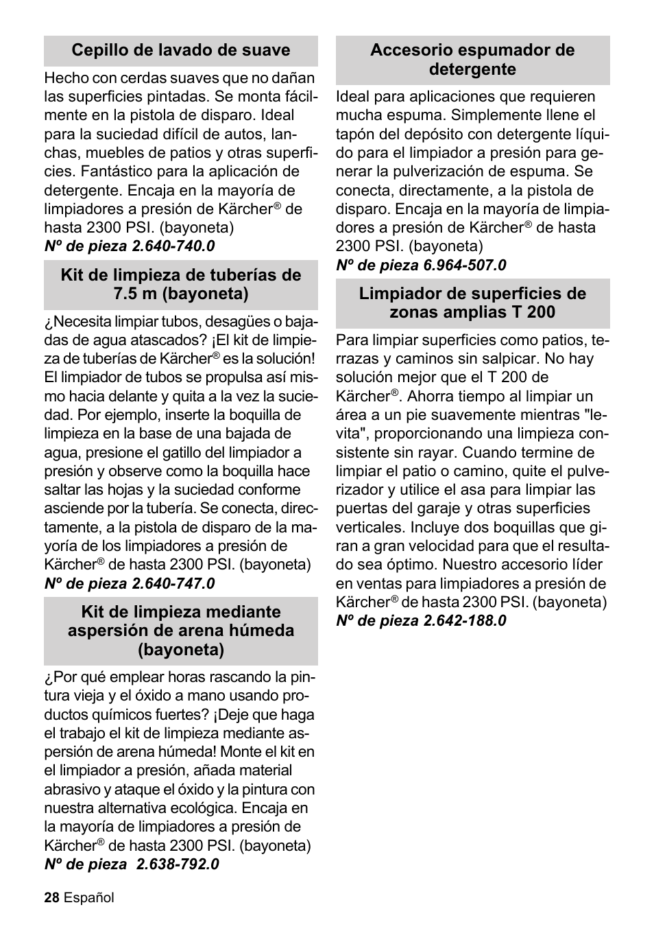 Karcher K 2-150 User Manual | Page 28 / 48