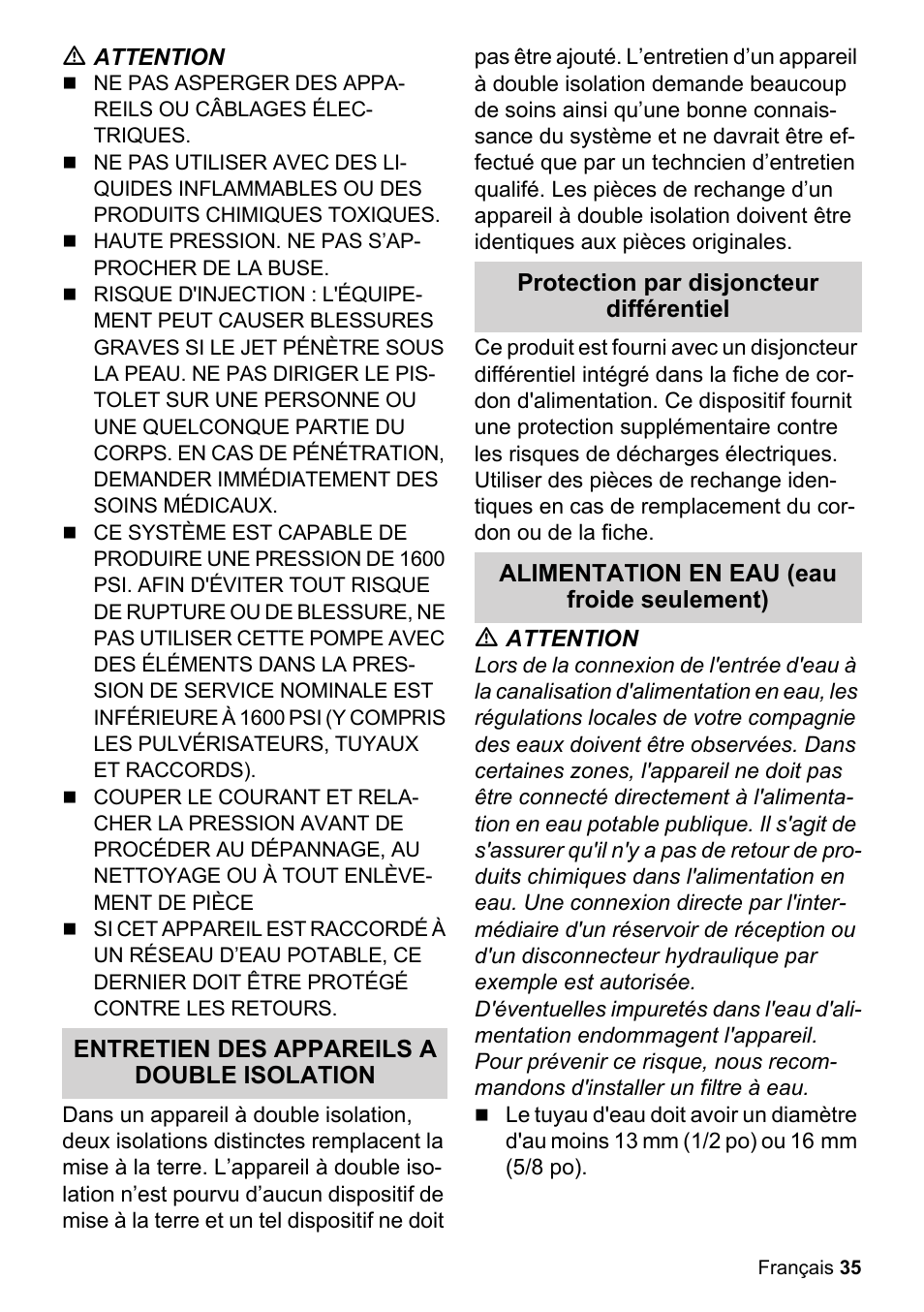 Karcher K 2-150 User Manual | Page 35 / 48