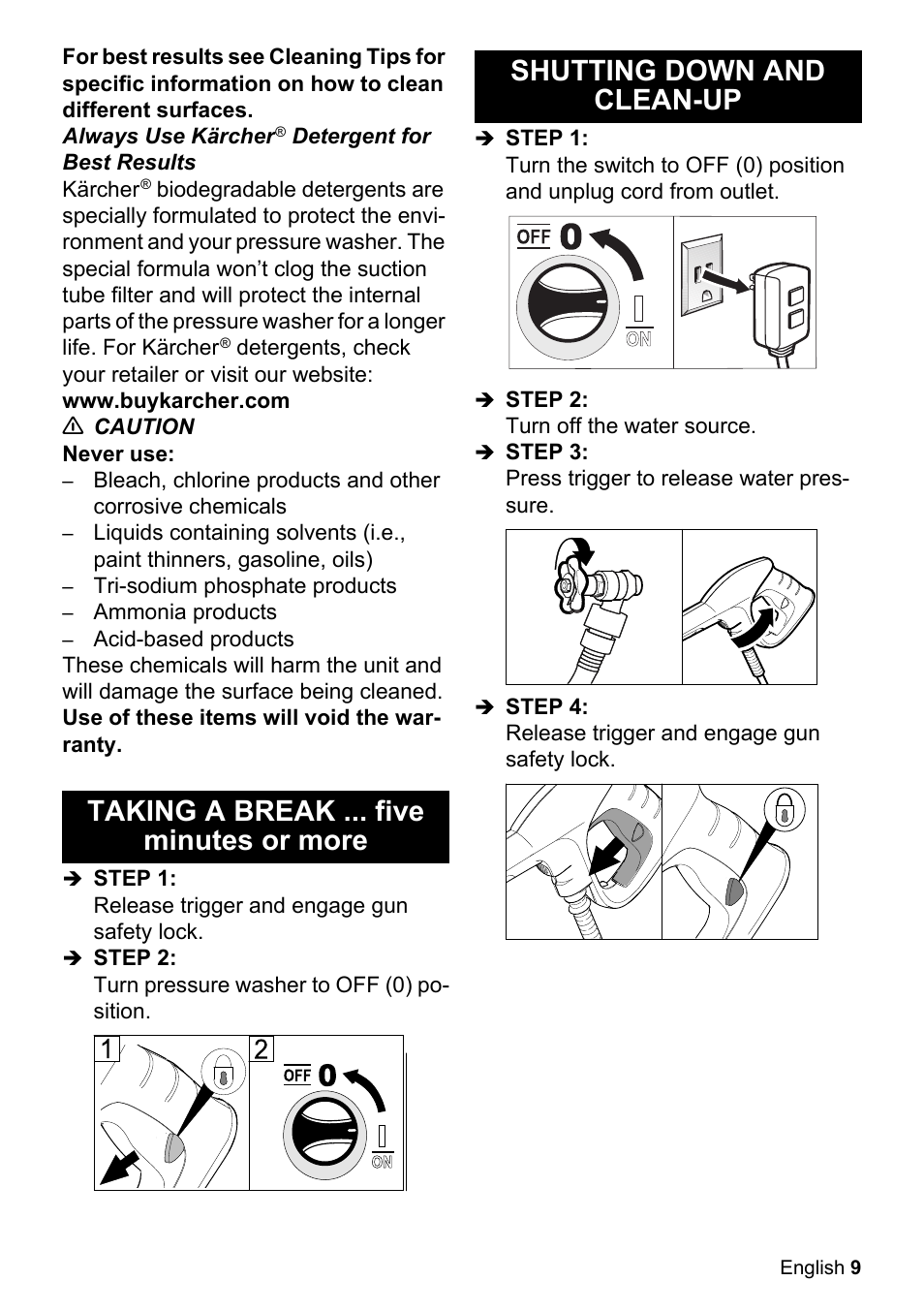 Karcher K 2-150 User Manual | Page 9 / 48