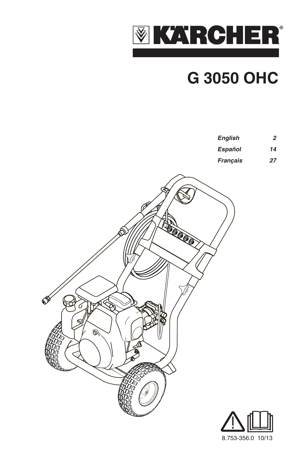 Karcher G 3050 OHC User Manual | 42 pages