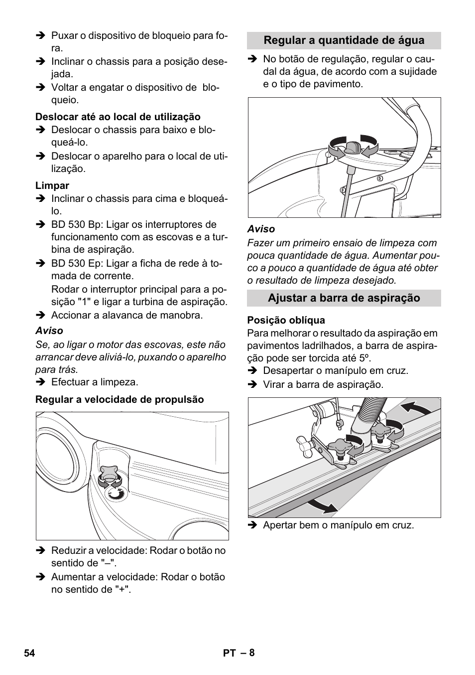 Karcher BD 530 Bp User Manual | Page 54 / 124