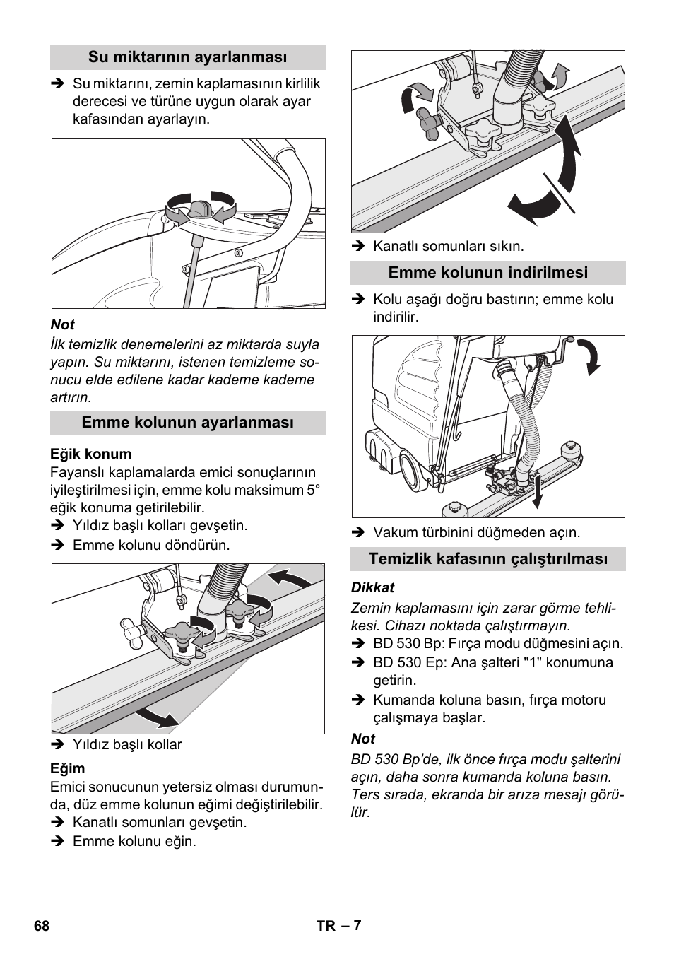 Karcher BD 530 Bp User Manual | Page 68 / 124