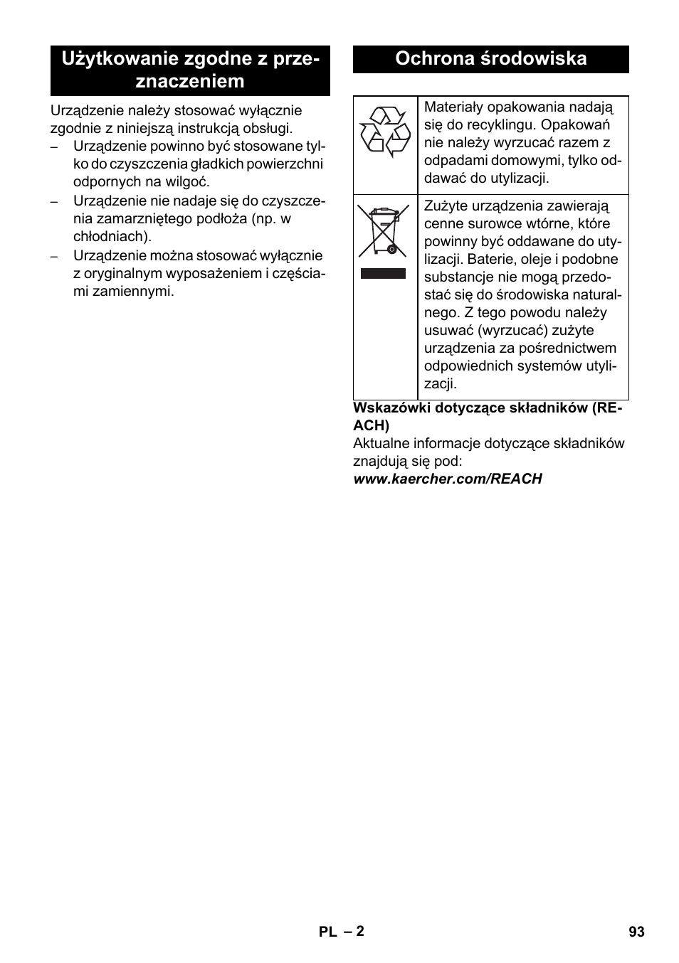 Karcher BD 530 Bp User Manual | Page 93 / 124