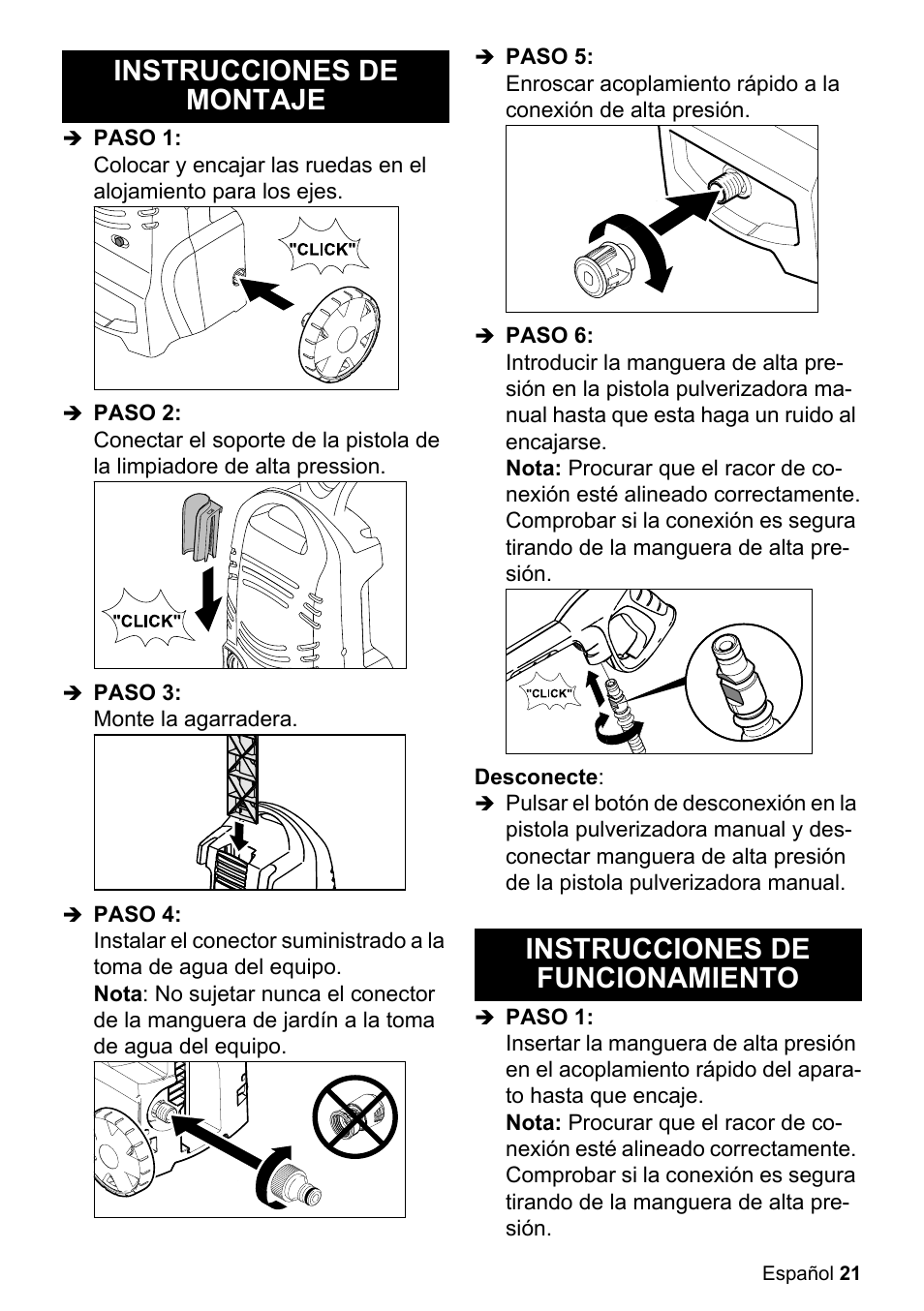 Karcher K 2-27 CCK User Manual | Page 21 / 52