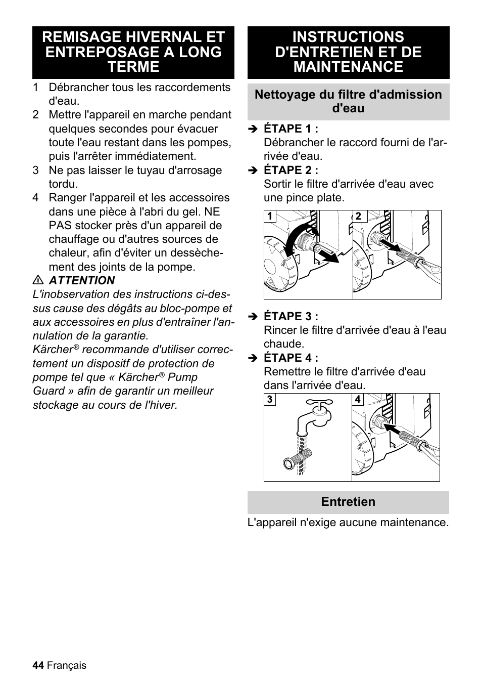 Karcher K 2-27 CCK User Manual | Page 44 / 52