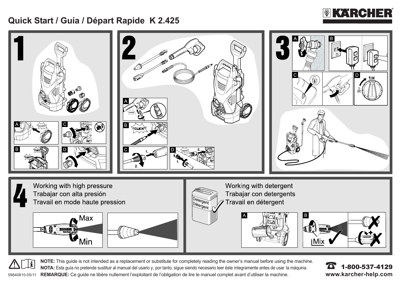 Karcher K 2-425 User Manual | 1 page