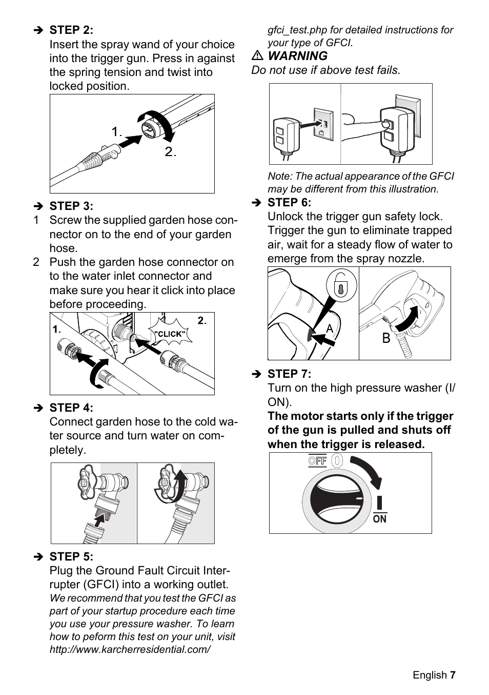 Karcher K 2-27 CCK User Manual | Page 7 / 48