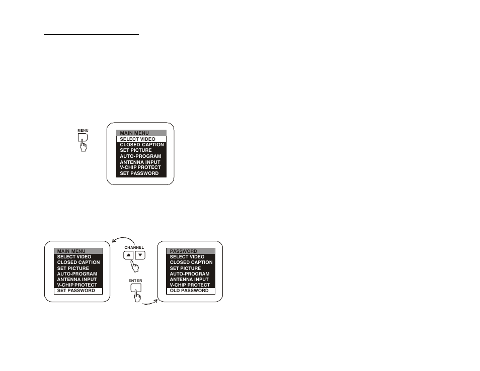 Setting the v-chip | Audiovox VOH1502 User Manual | Page 14 / 24