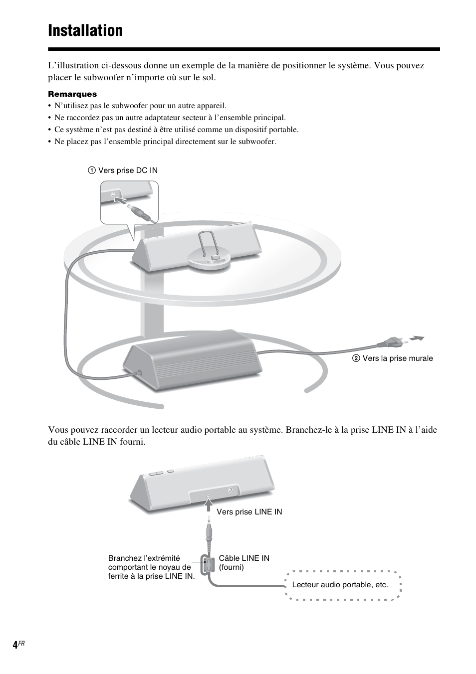 Installation | Sony CPF-NW001 User Manual | Page 12 / 100