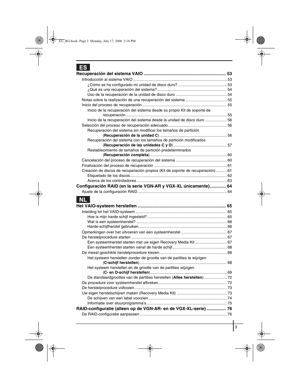 Sony VGN-SZ3XRP User Manual | Page 5 / 80