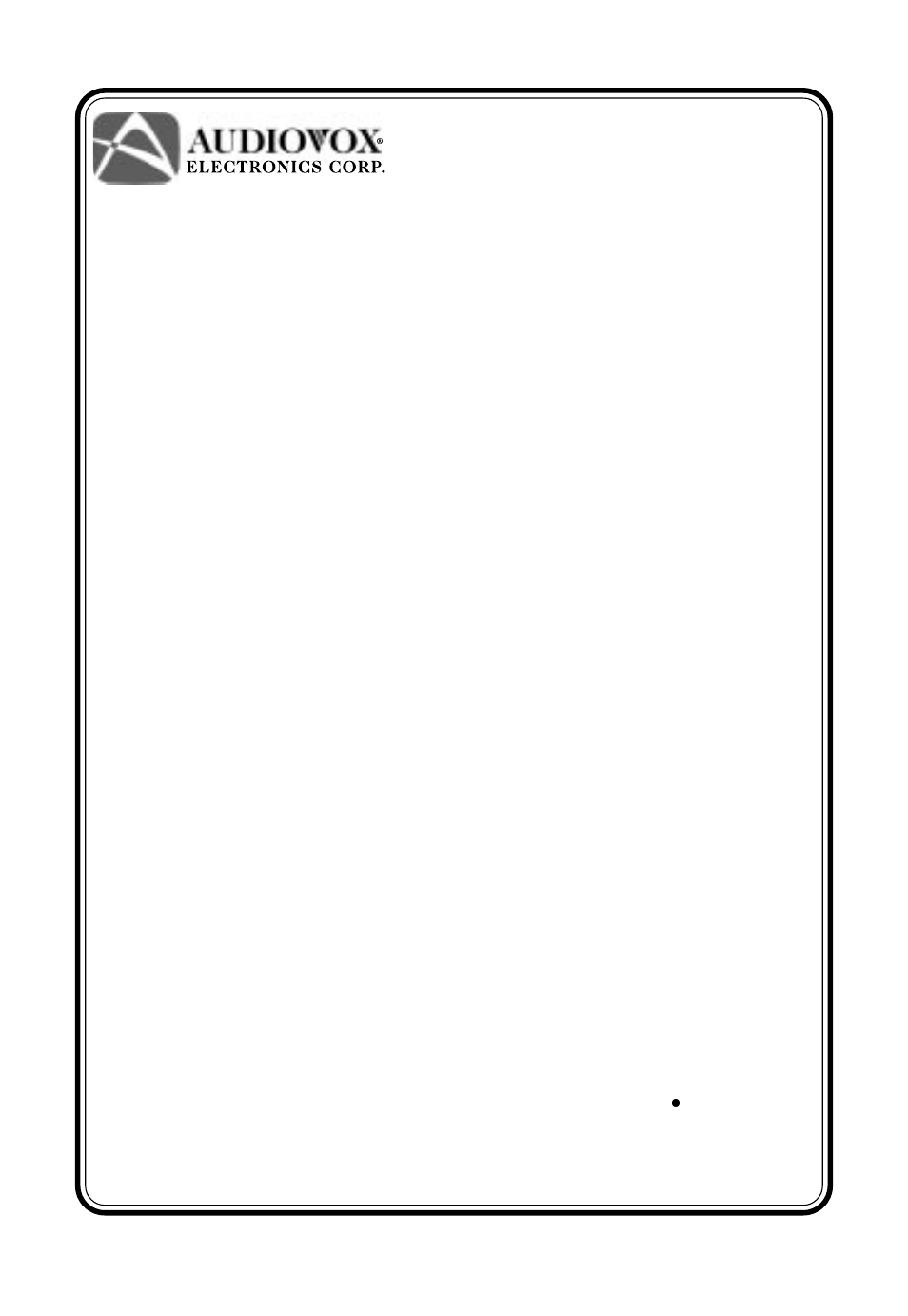 12 month limited warranty, Applies to audiovox mobile video products | Audiovox 128-5495E User Manual | Page 32 / 33