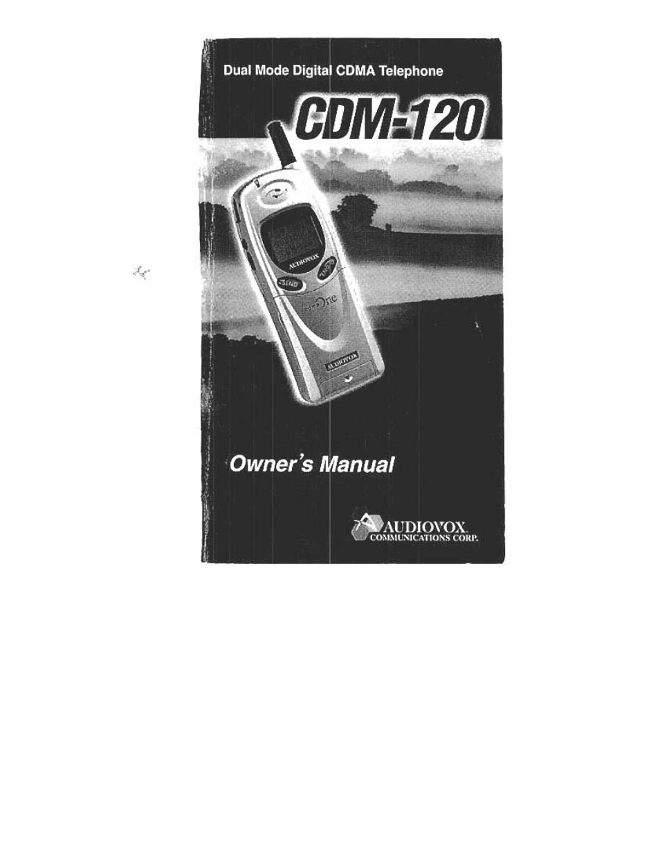 Audiovox CDM120 User Manual | 41 pages