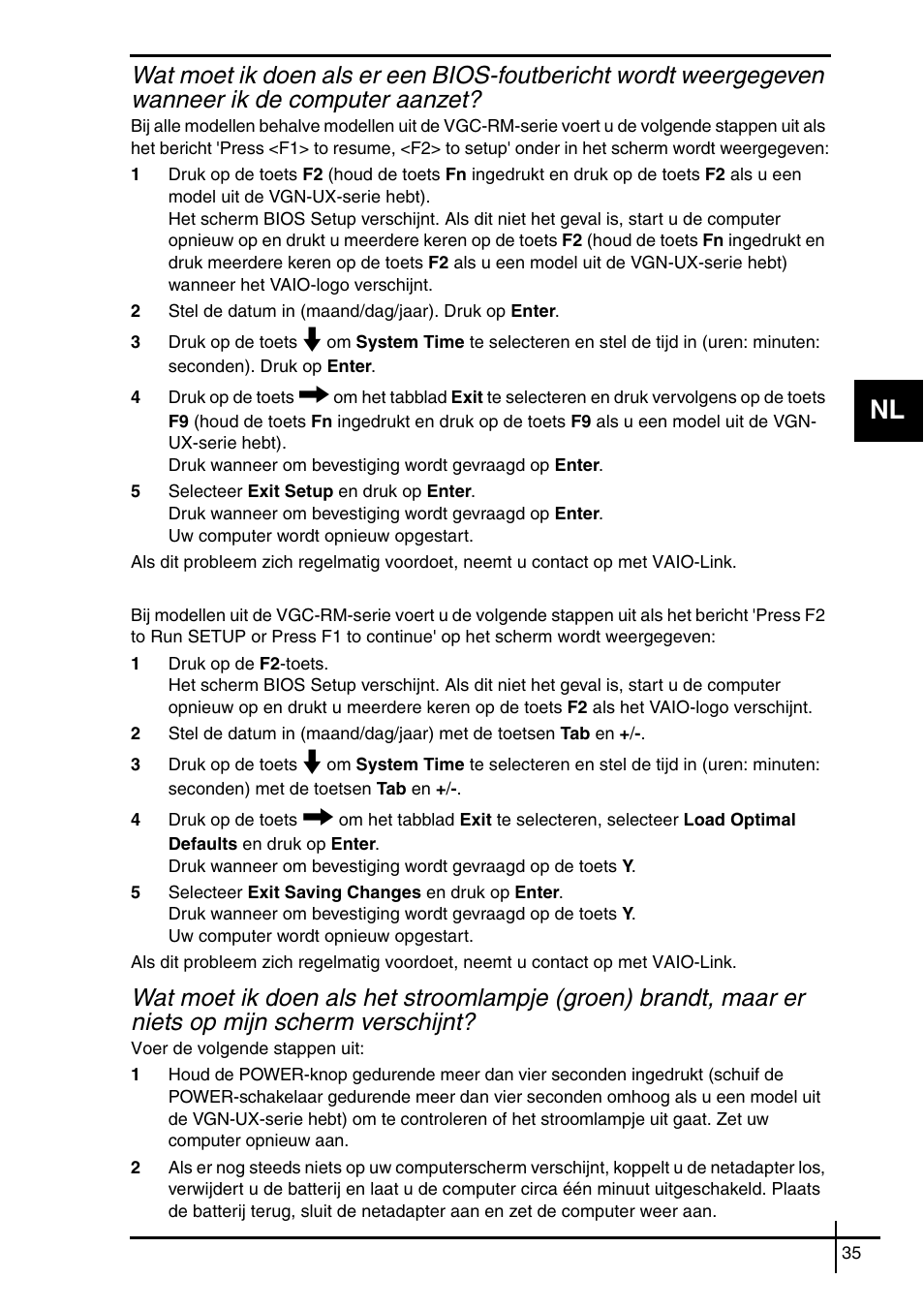 Sony VGN-SZ62WN User Manual | Page 37 / 40