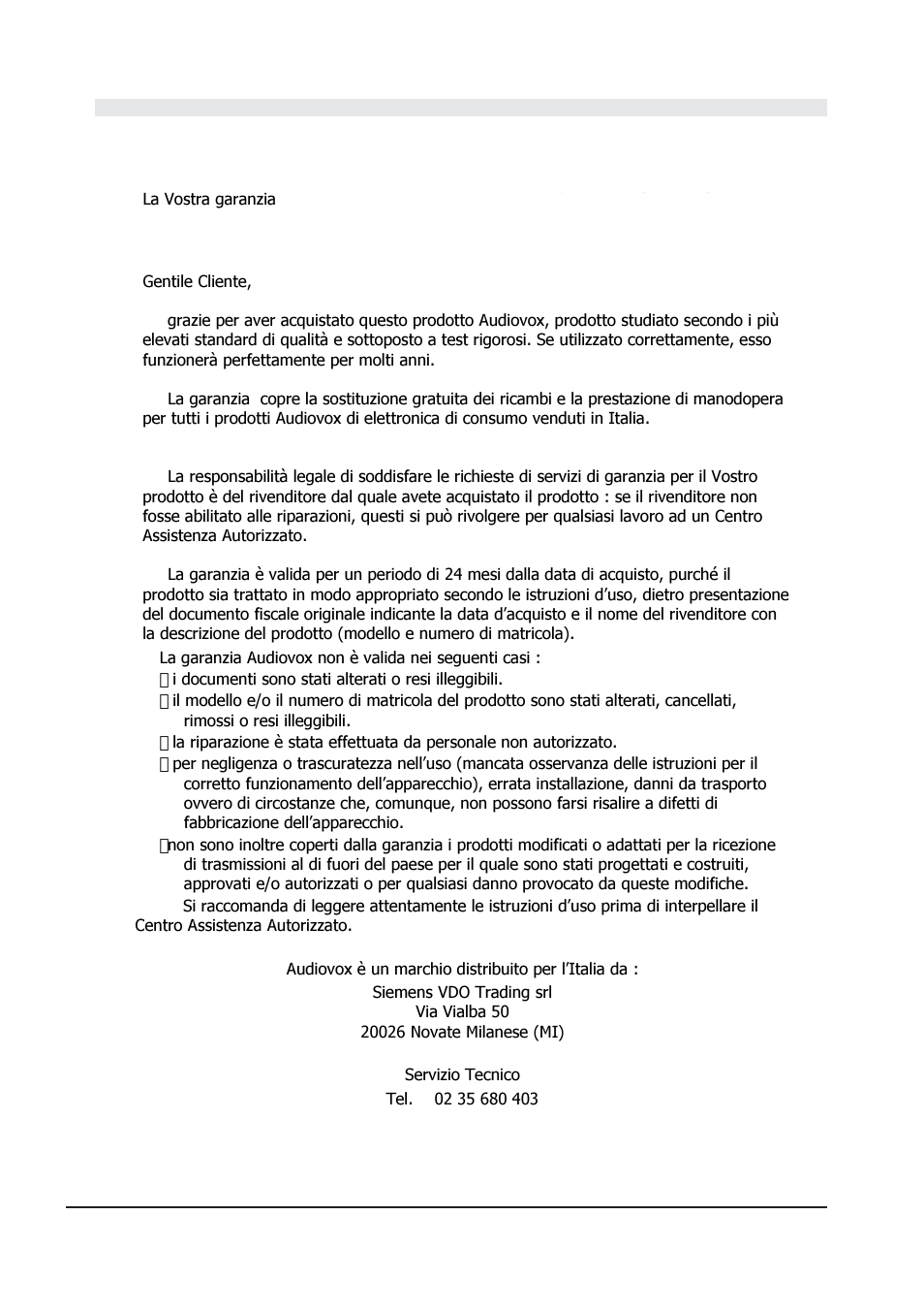 Audiovox D900 User Manual | Page 103 / 106