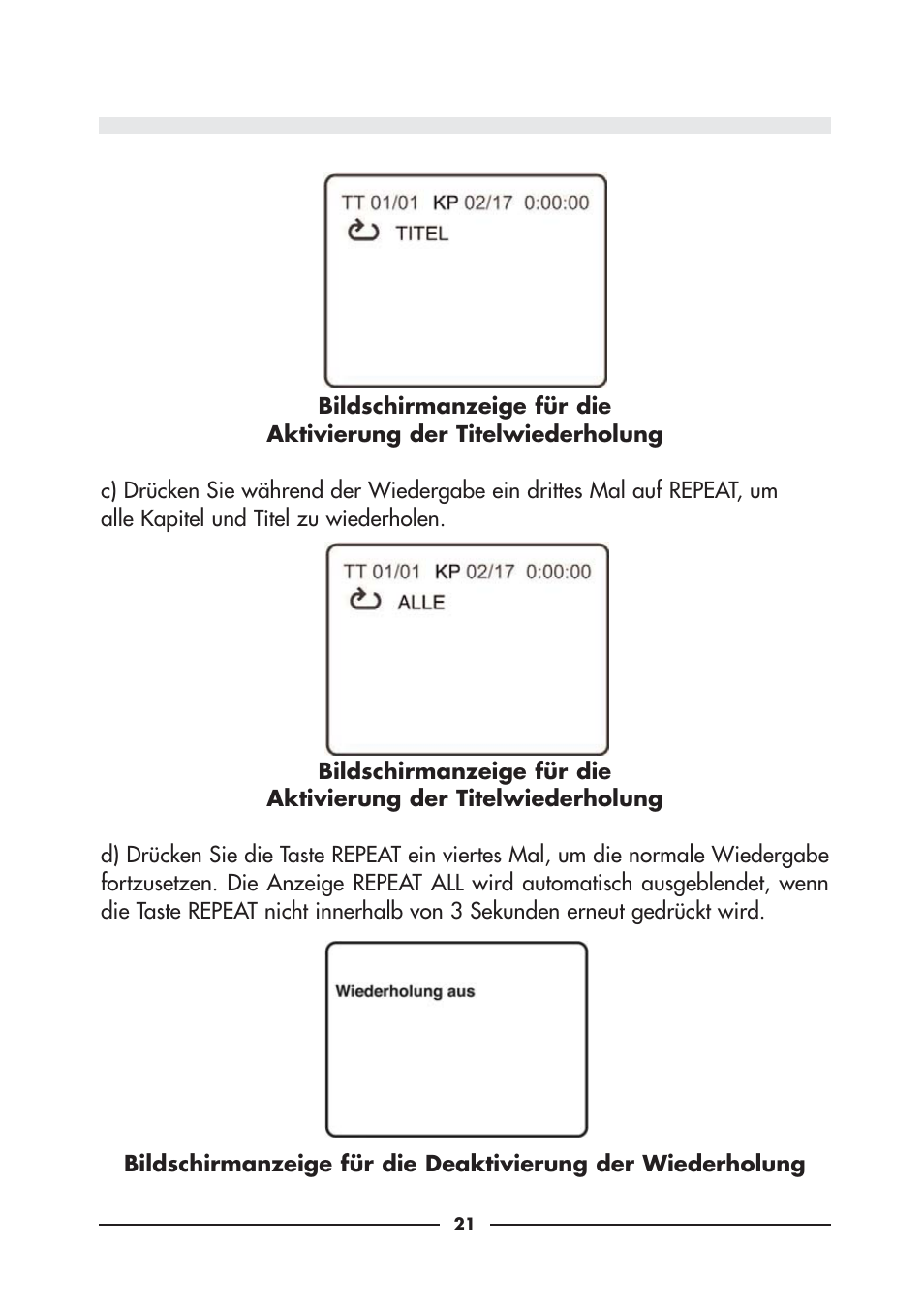 Audiovox D900 User Manual | Page 21 / 106