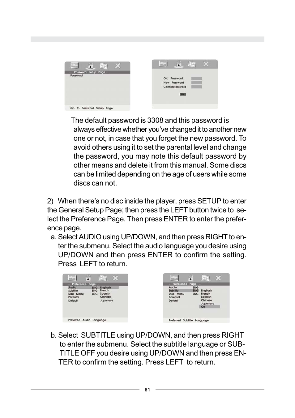 Audiovox D900 User Manual | Page 61 / 106