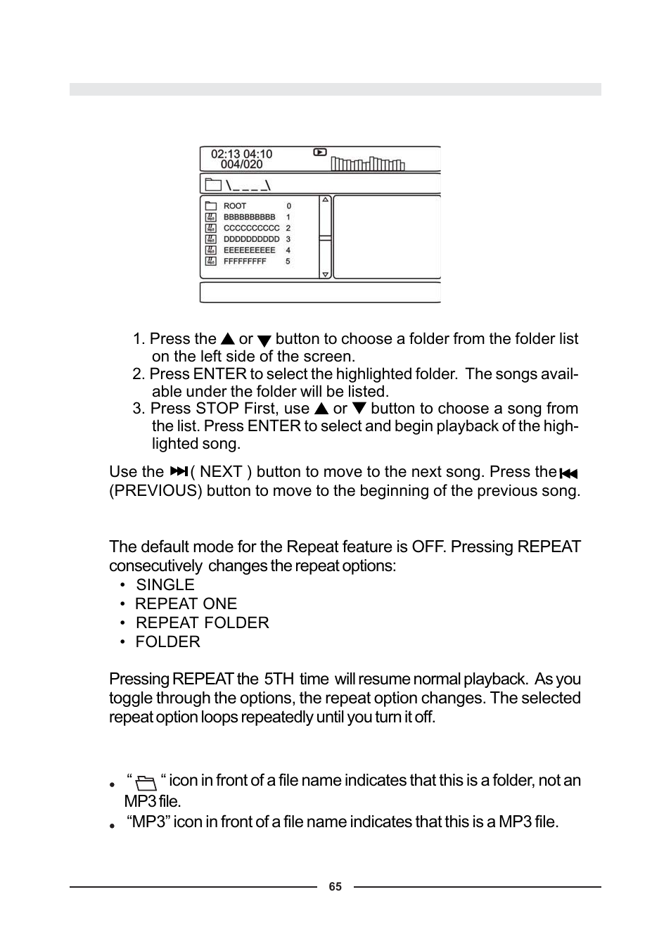 Audiovox D900 User Manual | Page 65 / 106