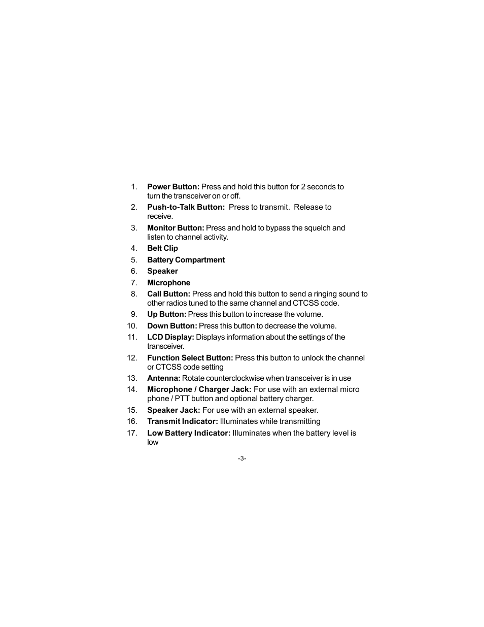 Audiovox FR-240 User Manual | Page 5 / 16