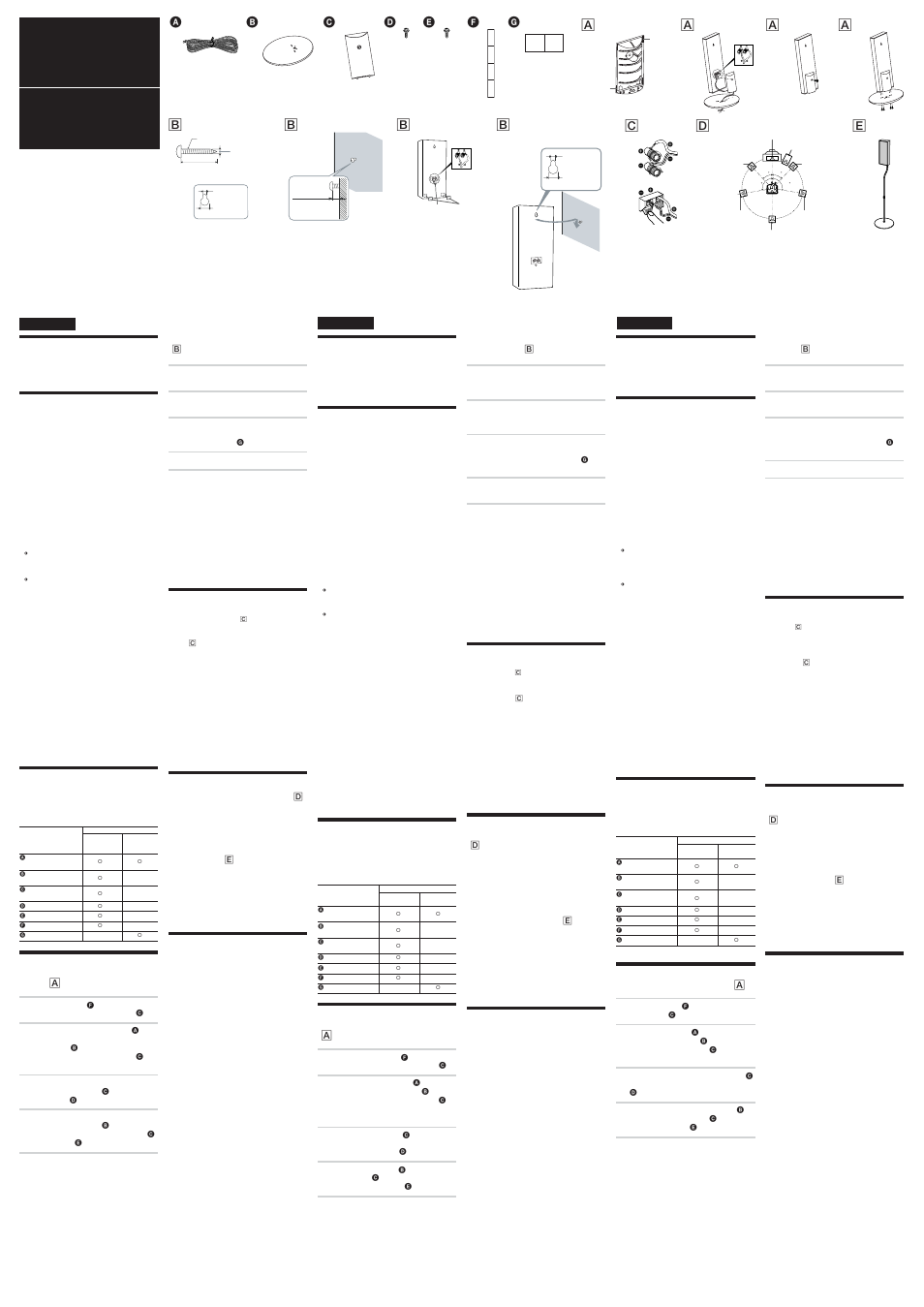 Ss-frf3h, Ab c d e | Sony SS-FRF3H User Manual | Page 2 / 2