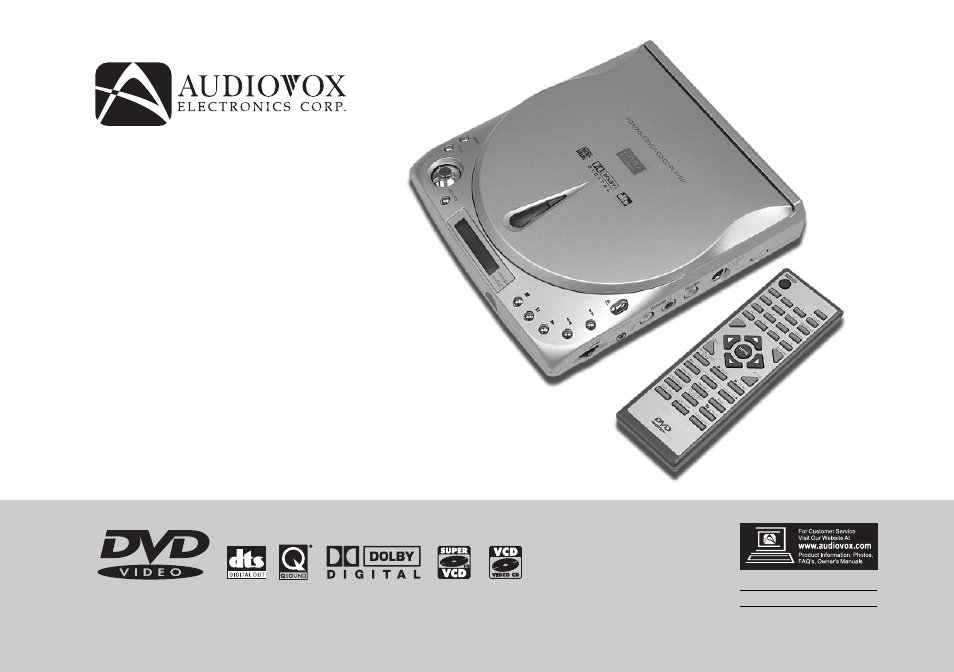 Audiovox PDVDNS User Manual | 87 pages