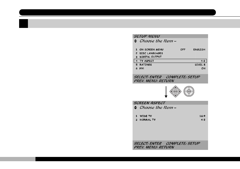 Tv aspect | Audiovox PDVDNS User Manual | Page 52 / 87