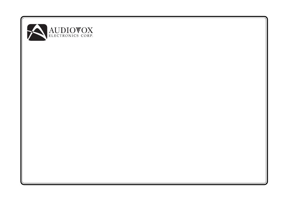 Applies to audiovox video products, 12 month limited warranty | Audiovox PDVDNS User Manual | Page 87 / 87