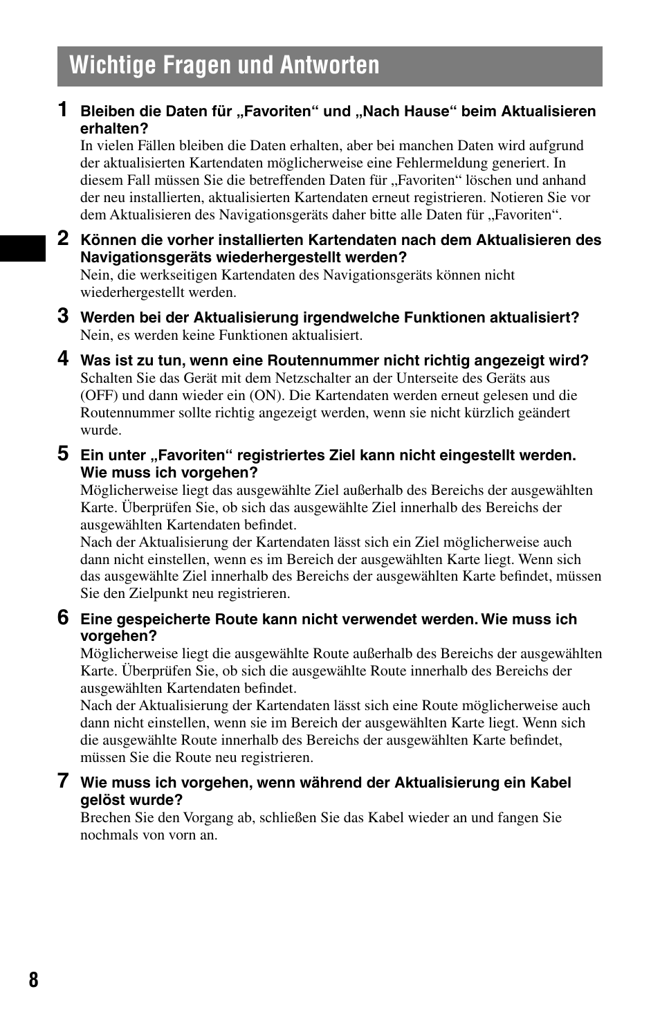 Wichtige fragen und antworten | Sony NVD-U03E User Manual | Page 16 / 51