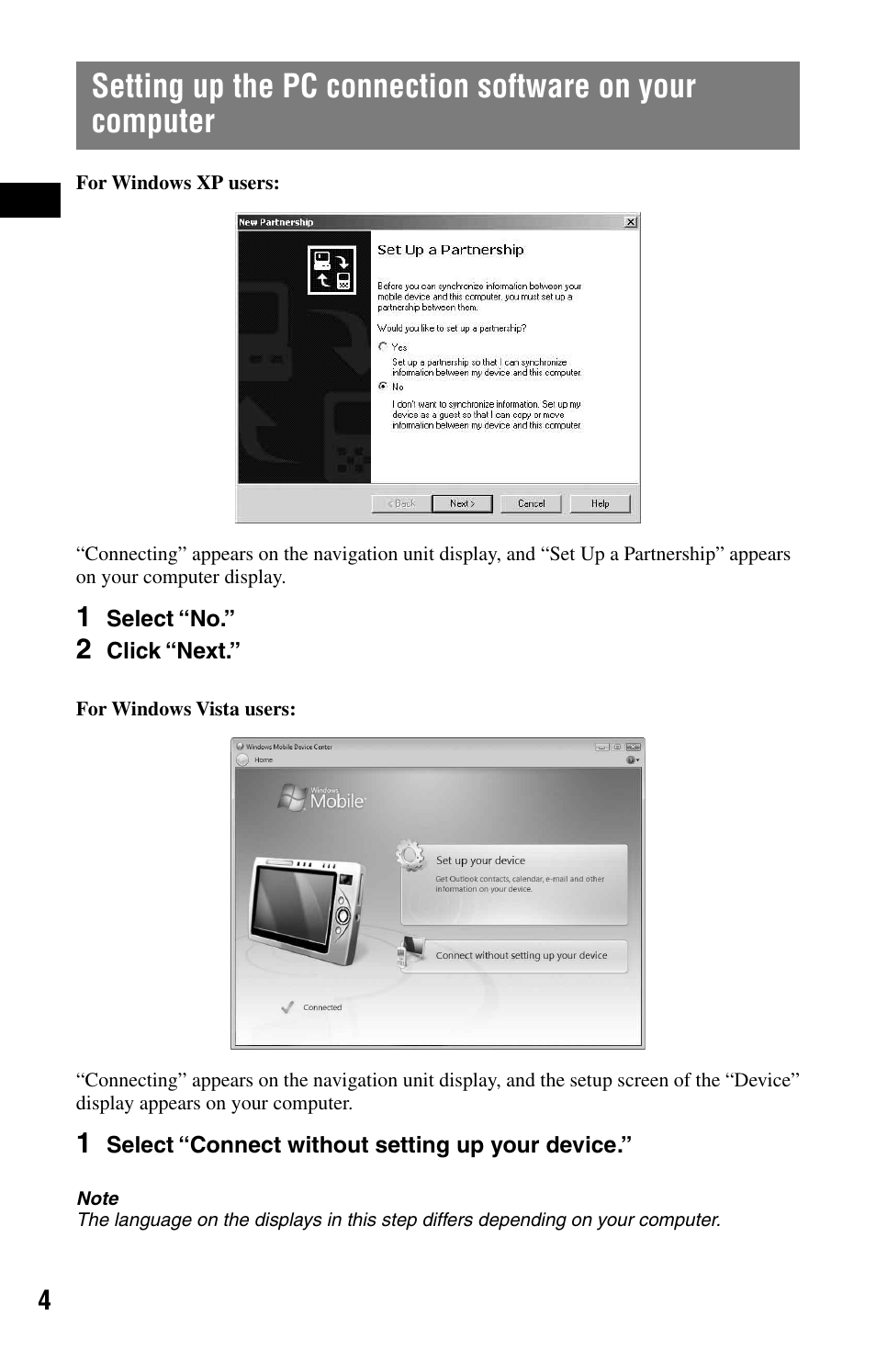 Sony NVD-U03E User Manual | Page 4 / 51