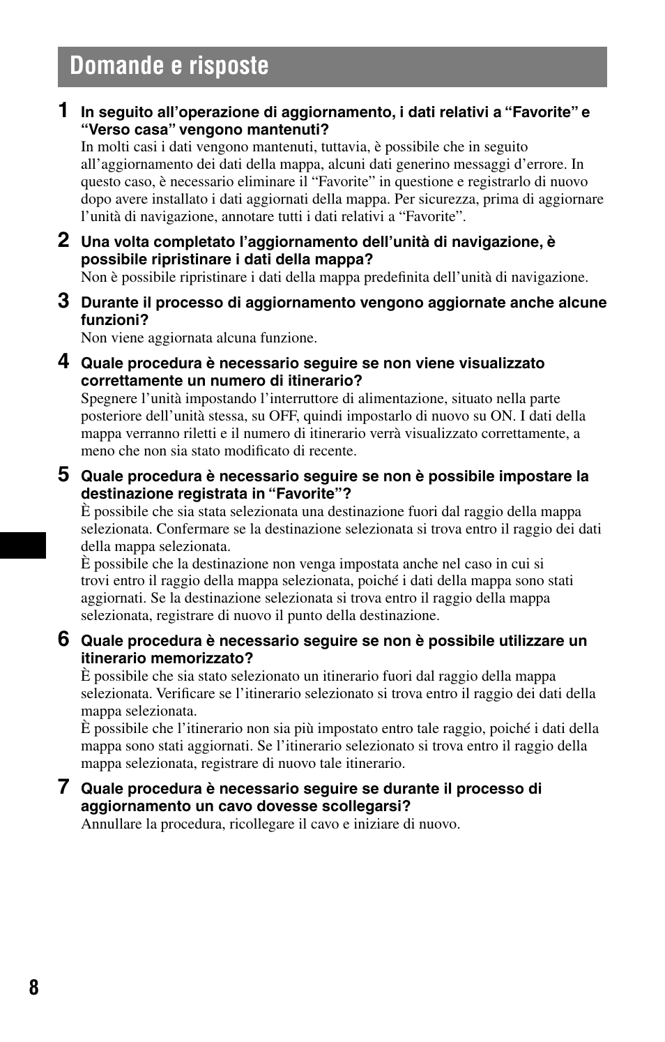 Domande e risposte | Sony NVD-U03E User Manual | Page 40 / 51