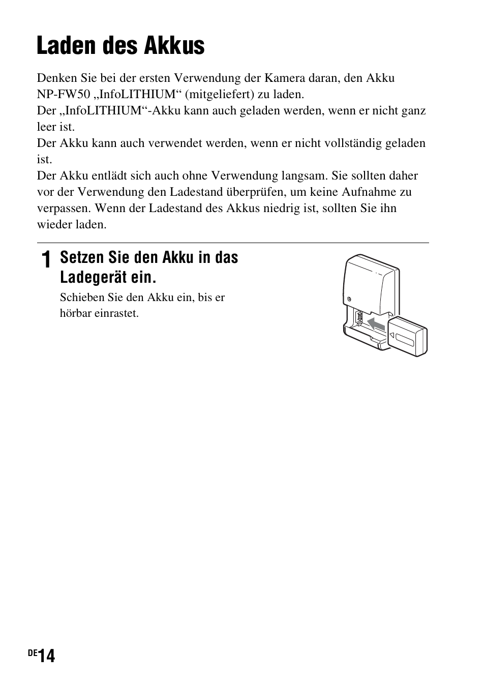 Laden des akkus | Sony SLT-A37 User Manual | Page 120 / 507