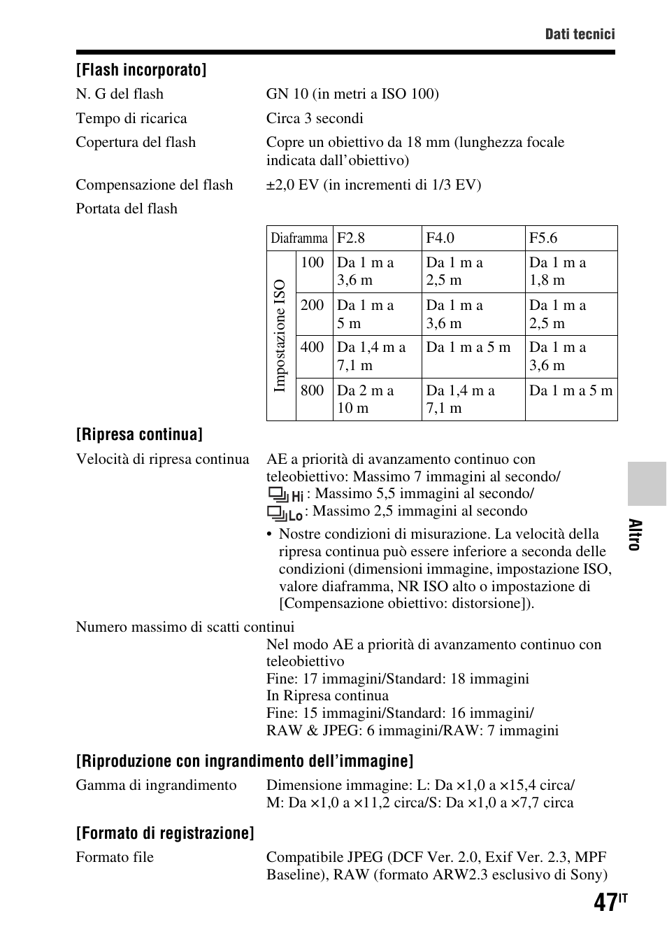 Sony SLT-A37 User Manual | Page 257 / 507