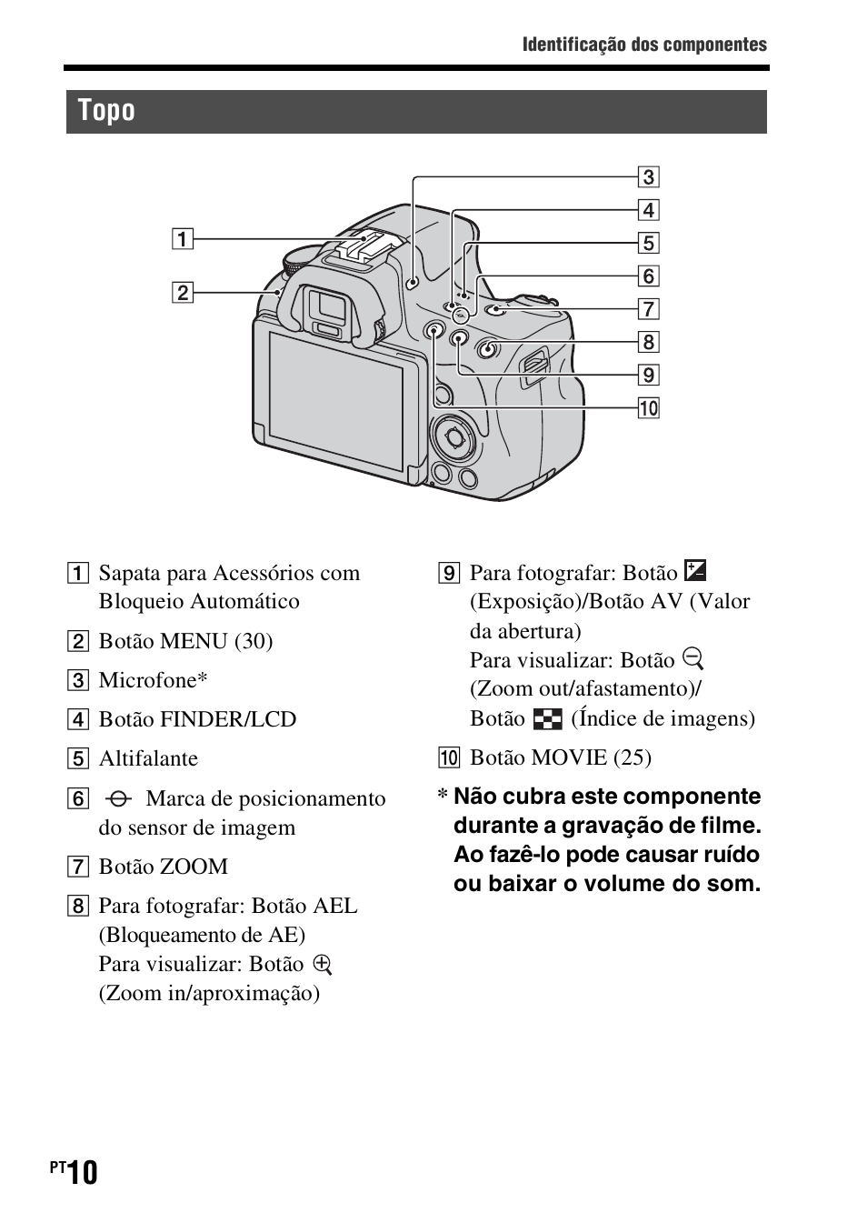 Topo | Sony SLT-A37 User Manual | Page 272 / 507