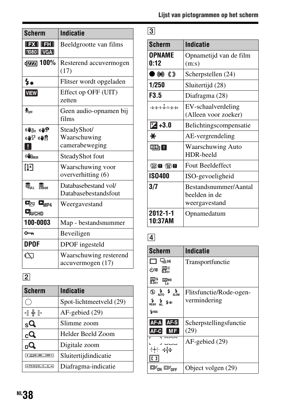 Sony SLT-A37 User Manual | Page 352 / 507