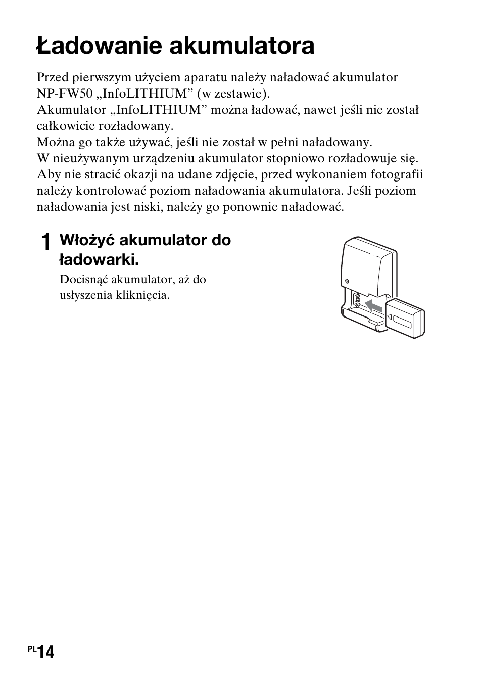 Ładowanie akumulatora | Sony SLT-A37 User Manual | Page 380 / 507