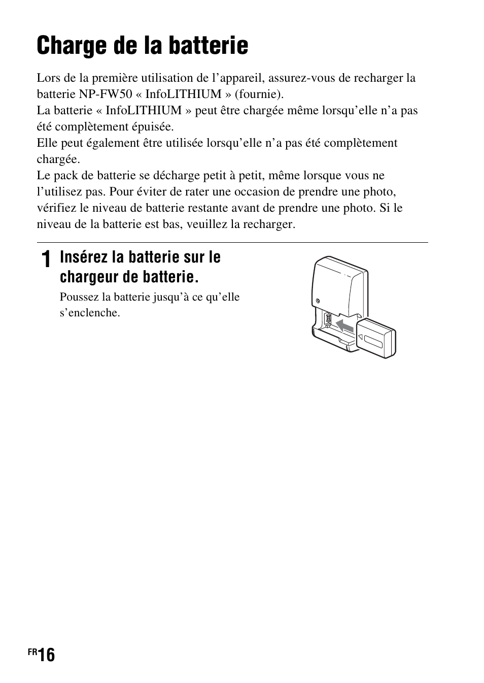 Charge de la batterie | Sony SLT-A37 User Manual | Page 68 / 507