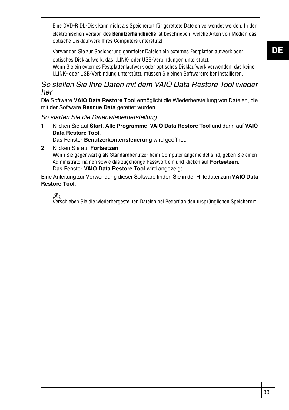 Sony VGN-SZ5VWN User Manual | Page 35 / 88