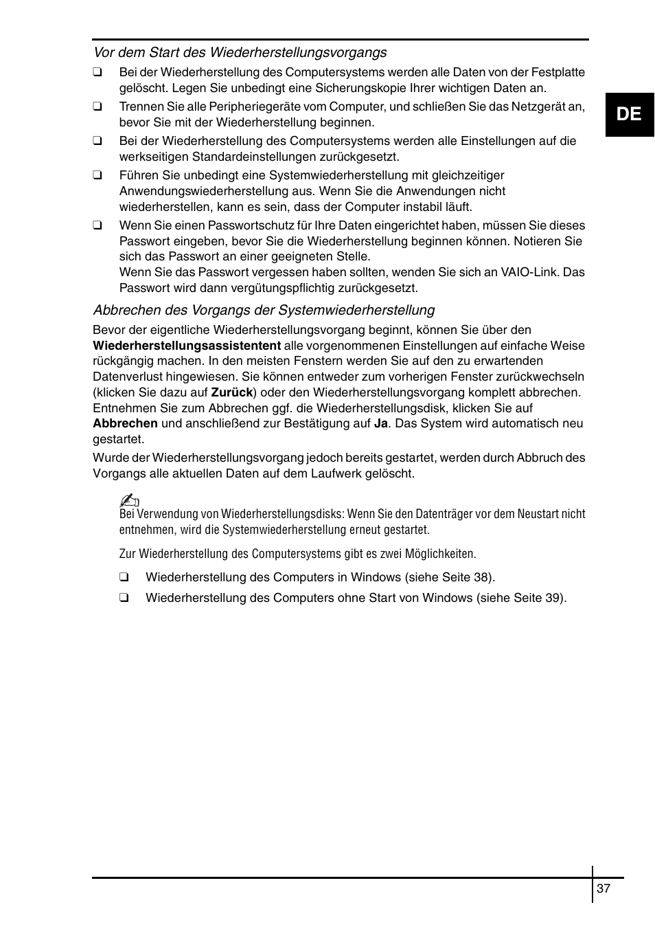 Sony VGN-SZ5VWN User Manual | Page 39 / 88