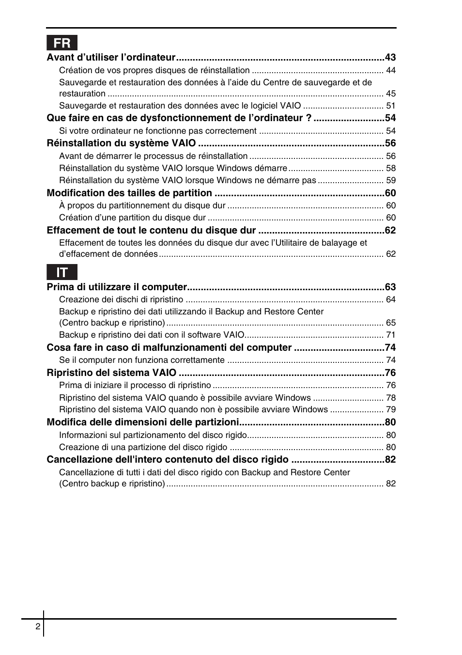 Sony VGN-SZ5VWN User Manual | Page 4 / 88