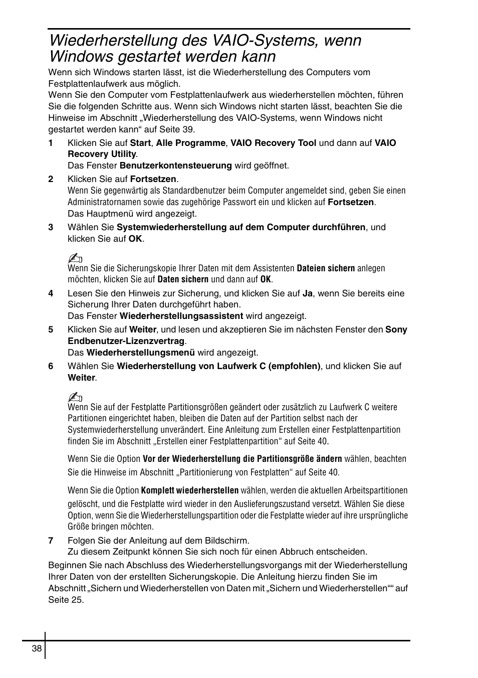 Sony VGN-SZ5VWN User Manual | Page 40 / 88