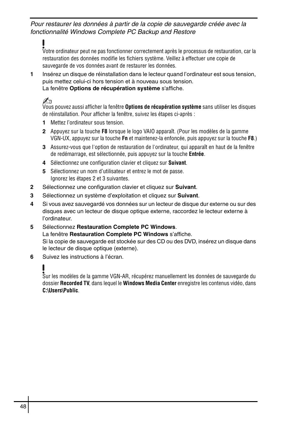 Sony VGN-SZ5VWN User Manual | Page 50 / 88