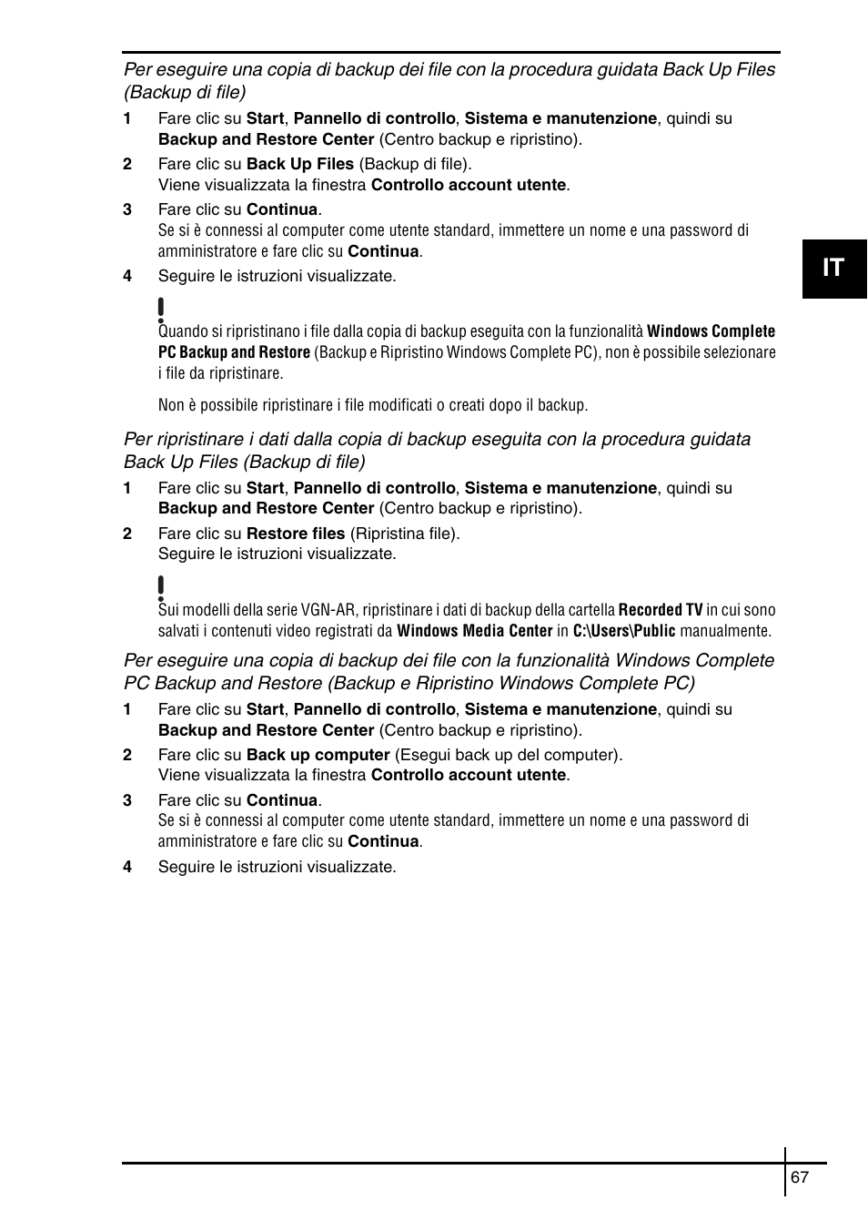 Sony VGN-SZ5VWN User Manual | Page 69 / 88