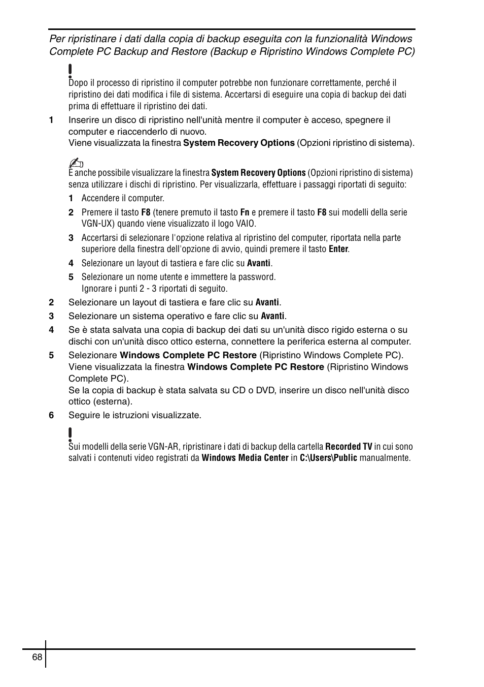 Sony VGN-SZ5VWN User Manual | Page 70 / 88