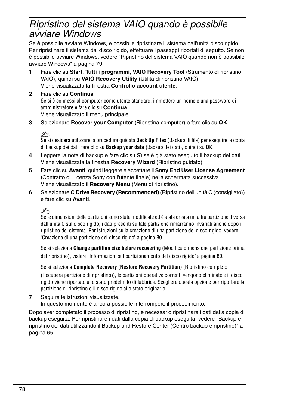 Sony VGN-SZ5VWN User Manual | Page 80 / 88