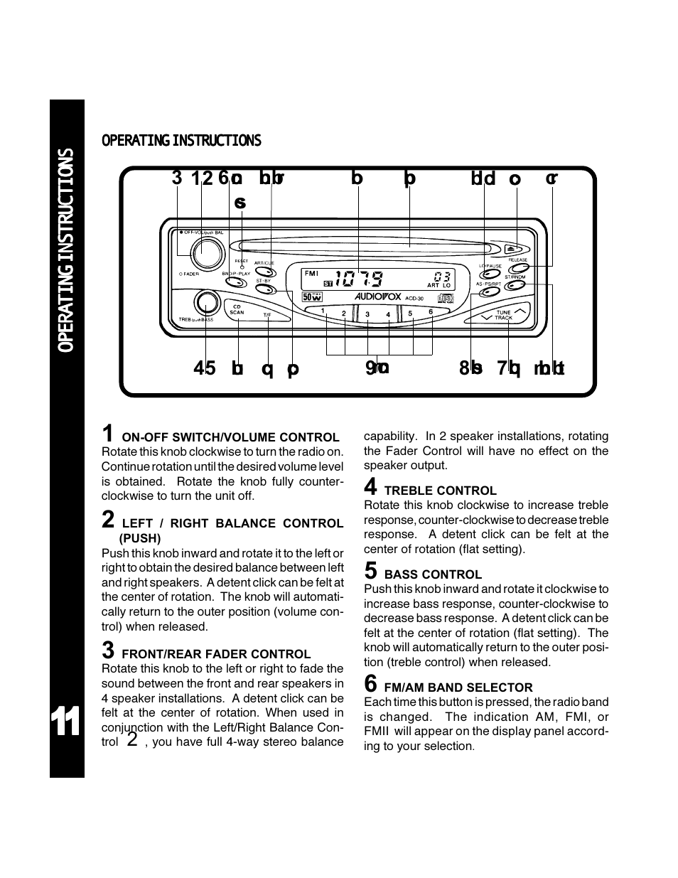 Audiovox ACD-30 User Manual | Page 12 / 20