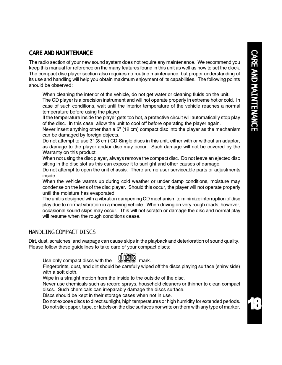 Audiovox ACD-30 User Manual | Page 19 / 20