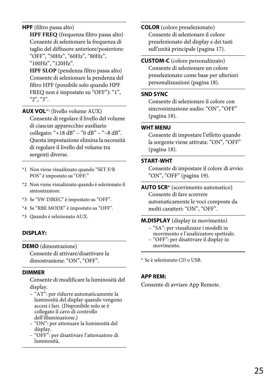 Sony CDX-GS500R User Manual | Page 119 / 160