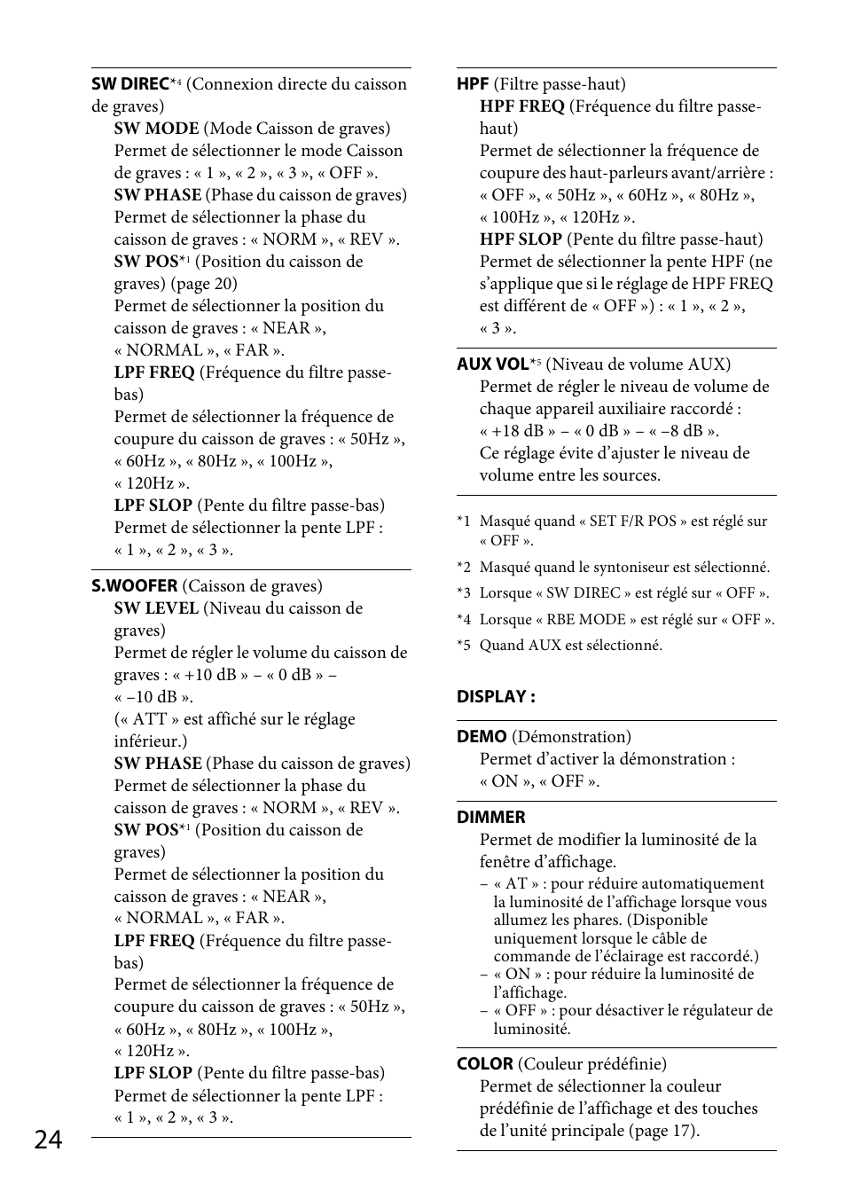 Sony CDX-GS500R User Manual | Page 86 / 160