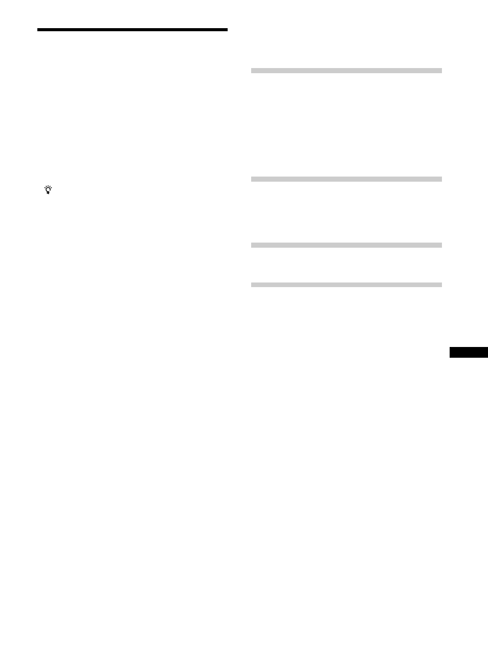 Indice, Ndice, Uso del manuale | Sony TA-E1 User Manual | Page 59 / 88