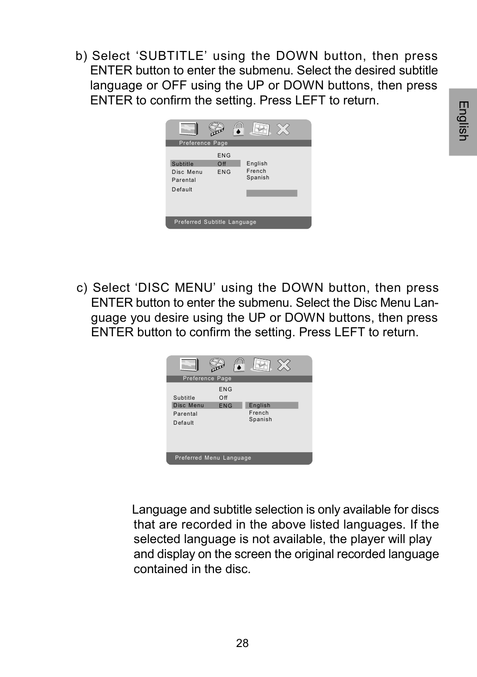Audiovox D1929B User Manual | Page 28 / 68